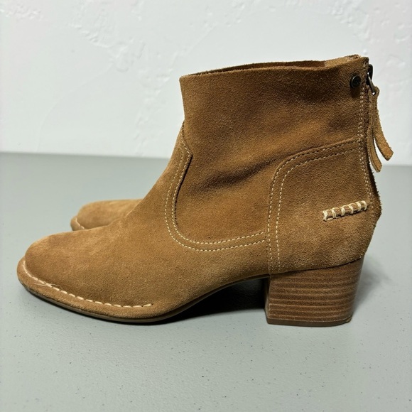 UGG Women's Bandara Suede Ankle Boot Size 7 1095053 Brown Neutral Zip Closure - Picture 11 of 13